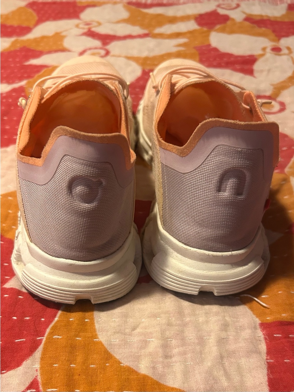 Women's Light Peach Athletic Running Shoes - Breathable Performance Sneakers - Picture 3 of 8